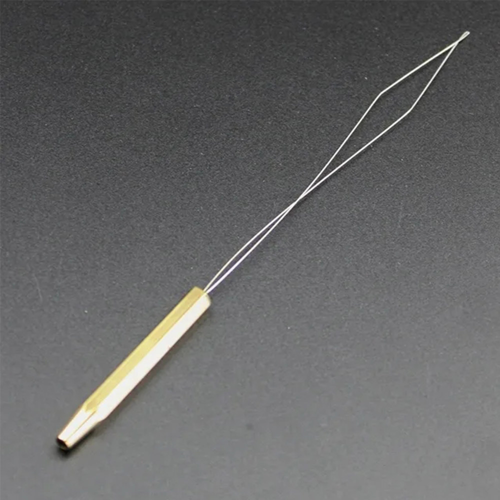 Fishing Line Winder - 真ちゅう製ボビンスレッダー、フライフィッシング結束糸、ハーフヒッチツール、フライフィッシングバグバインディングツール、フィッシングツール、1個
