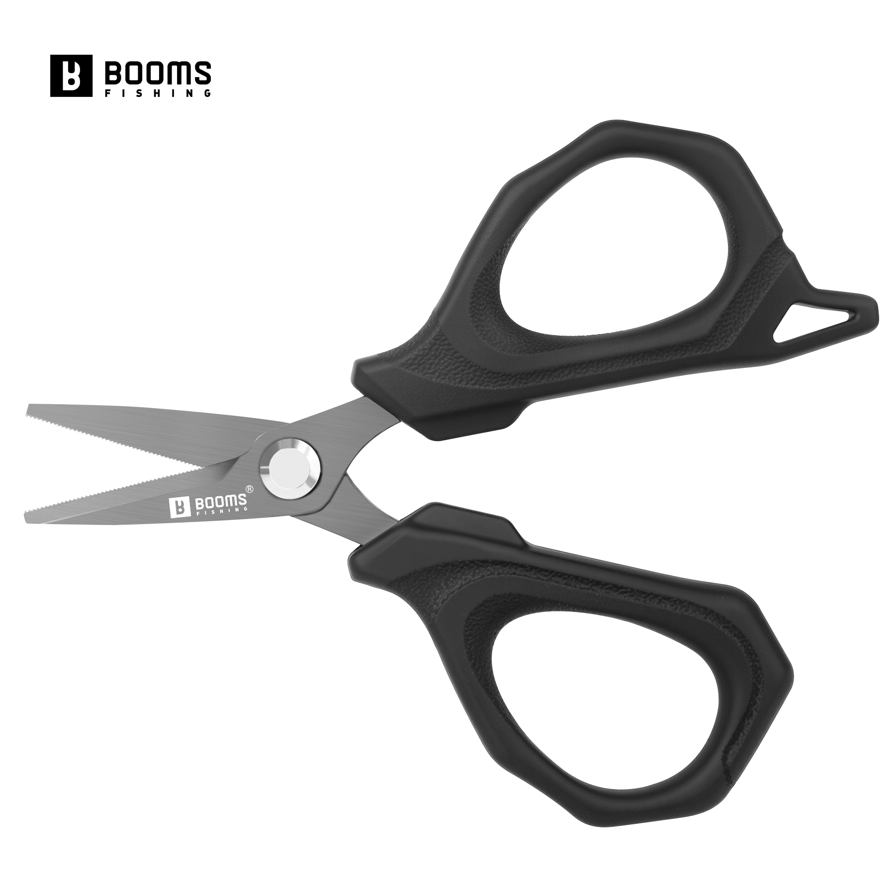 Fishing Line Cutter - Booms Fishing S07 ステンレス鋼 11 センチメートル釣り編組ラインカットはさみ鋸歯状の刃ラインカッター釣具ボックスアクセサリー
