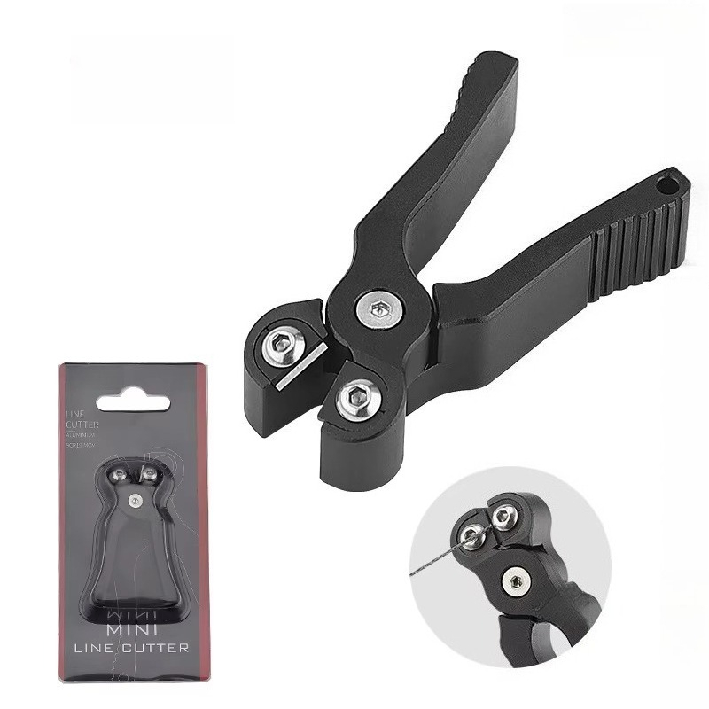 Fishing Line Cutter - 2024年最新ファッションデザイン ポータブル＆ミニ釣り糸カッター 多機能6061アルミ合金製釣り道具
