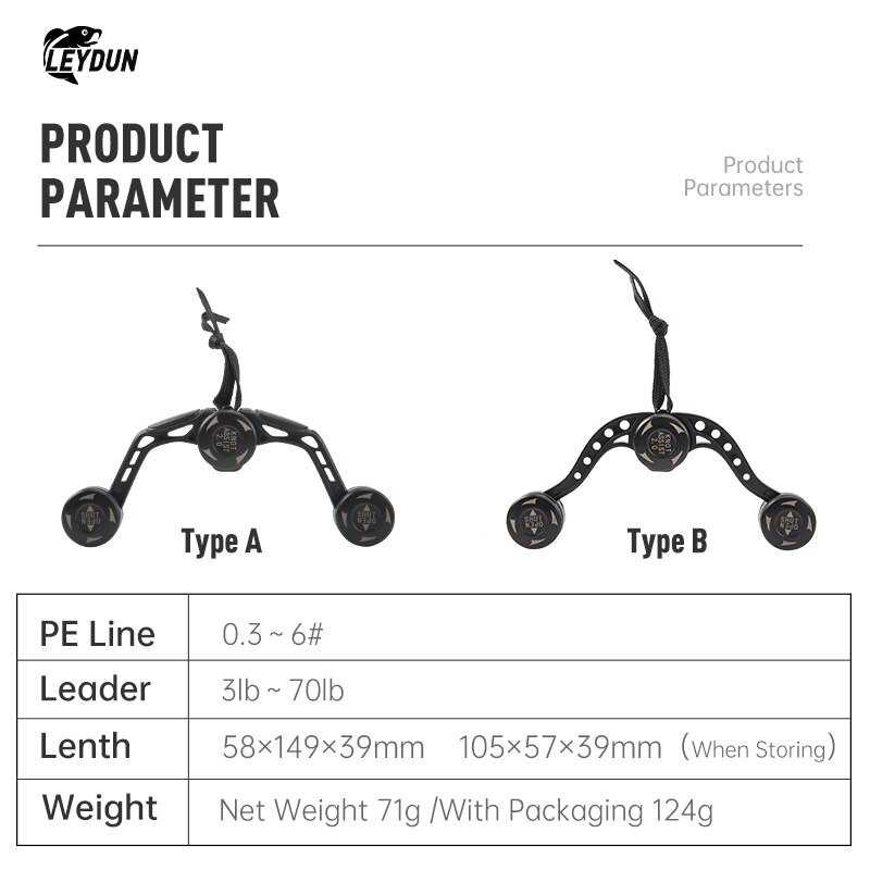 Leydunフィッシングツールgt fg pr knotte - Leader Line のレビューと価格