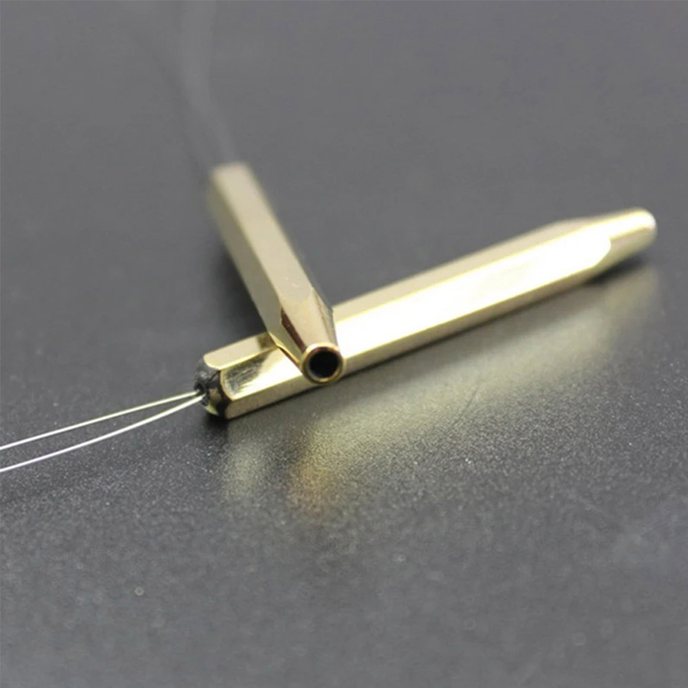 真ちゅう製ボビンスレッダー、フライフィッシング結束糸、ハーフ - Fishing Line Winder のレビューと価格