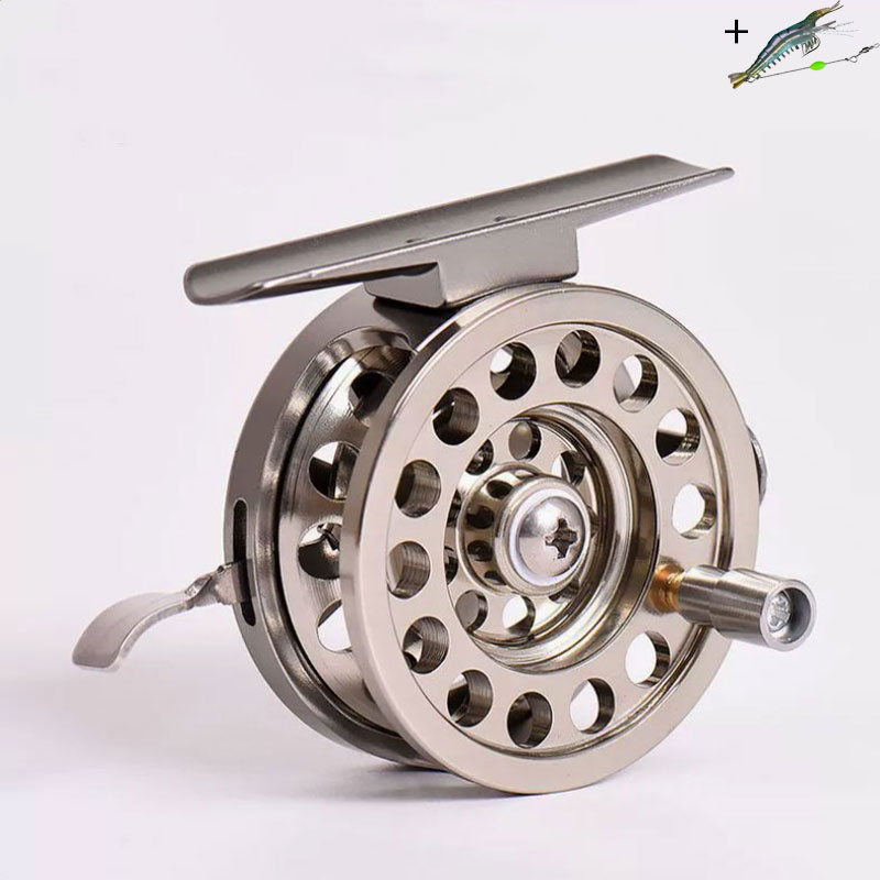 アルミ合金製CNCフライフィッシングリール、左右両用、フロン - Ice Fishing Line のレビューと価格