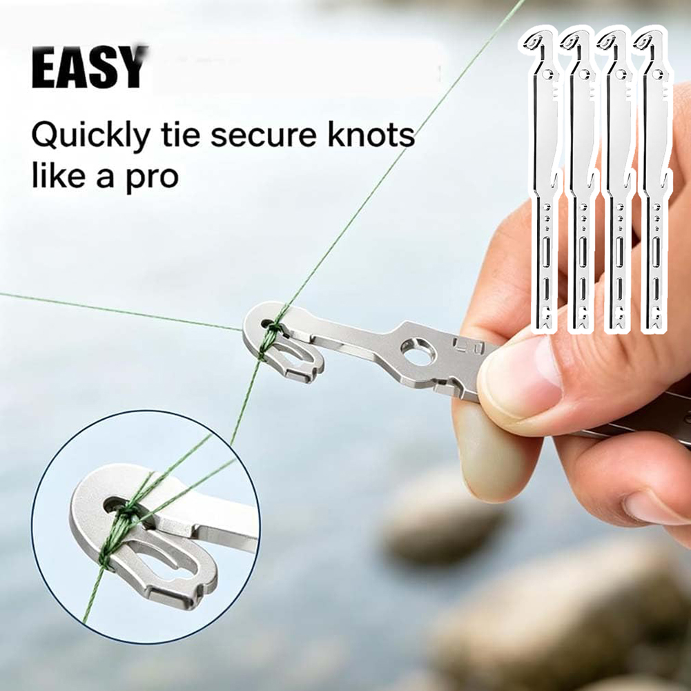 フックリムーバーノットタイアー、6 in 1ステンレススチー - Fishing Line Winder のレビューと価格