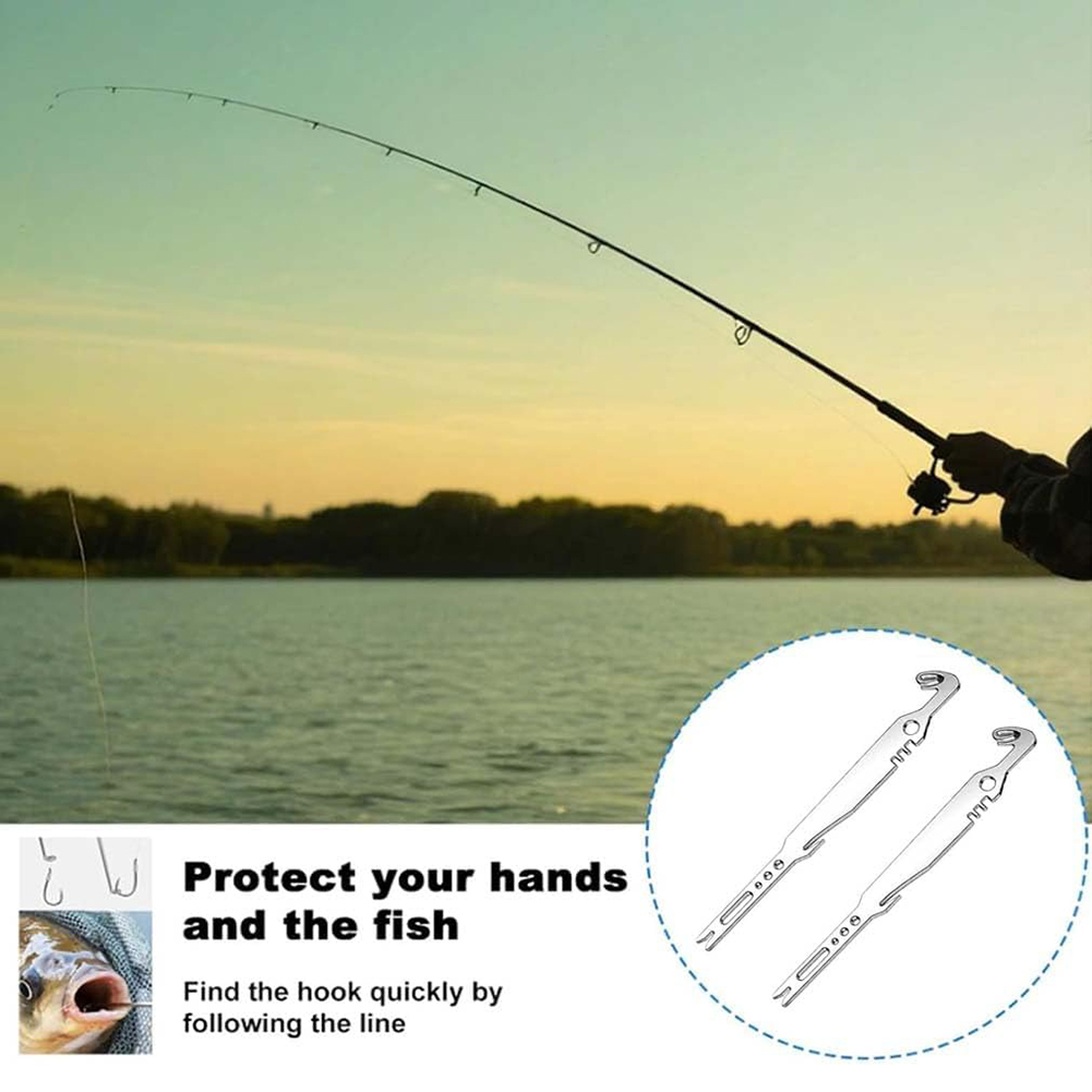 フックリムーバーノットタイアー、6 in 1ステンレススチー - Fishing Line Winder のレビューと価格