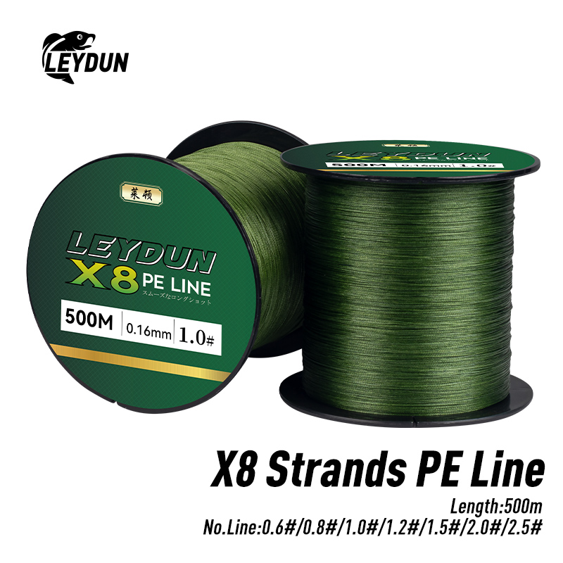LEYDUN 500m マイクロニューフィッシングライン 8 - Ice Fishing Line のレビューと価格