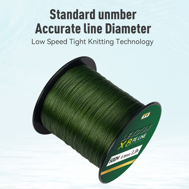 LEYDUN 500m マイクロニューフィッシングライン 8 - Ice Fishing Line のレビューと価格