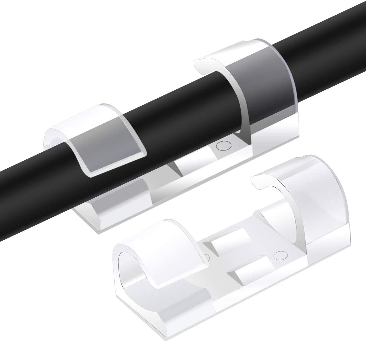 40 個ケーブルオーガナイザークリップケーブル管理ワイヤーマ - Tippet Line のレビューと価格