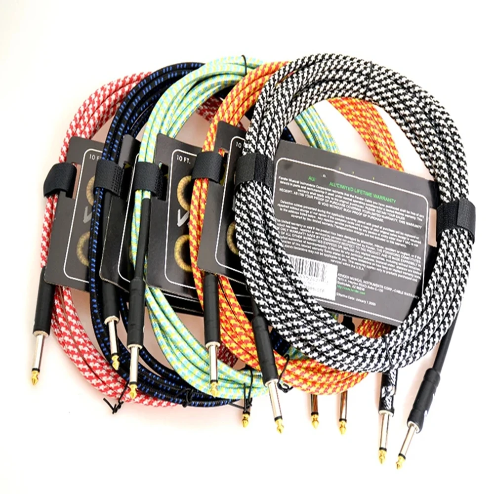 ギターケーブル ベース エレキボックス オーディオケーブル  - Braided Line のレビューと価格