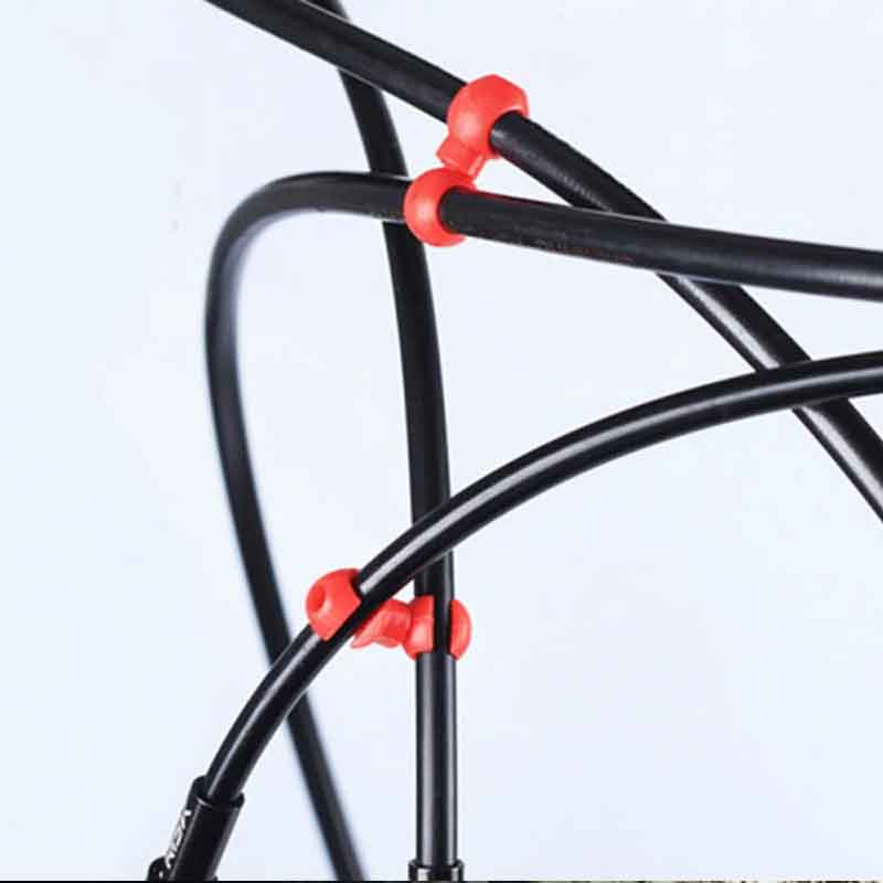 回転可能な MTB ブレーキケーブルクリップ自転車シフトギア - Tippet Line のレビューと価格